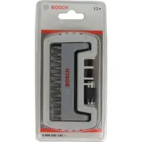 Bosch 2608522131 - Set 11 pièces embout de vissage avec porte-embout PH2/ PZ2; T10-T15-T20-T25, S0,6x4,5 S0,8x5,5, HEX3-HEX4-HEX5, 25 mm