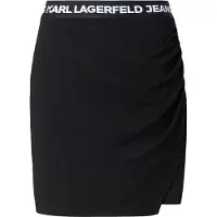 Karl lagerfeld JEANS Jupe 'MILANO' noir / blanc