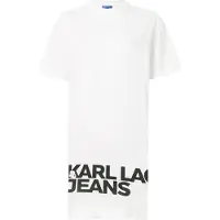 Karl lagerfeld Jeans B1w13054 Short Sleeve Short Dress Blanc L Femme