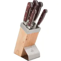 KINGHOFF set de couteaux de cuisine en bloc de 6 éléments KH3463