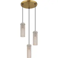 Globo Karolo E14 Lampe à suspendre 3 fois 40W or, métal Ø8cm 15775-3HR