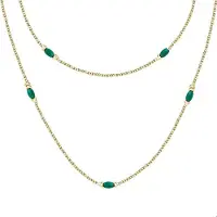 Morellato Collier - Morellato - Saxq01 - Acier - Pierre Colorée - 90 Cm