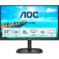 AOC B2 22B2H/EU LED display 54,6 cm (21.5") 1920 x 1080 pixels Full HD Noir