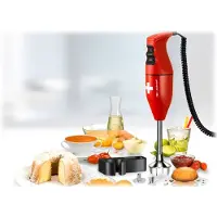 Esge UNOLD -Zauberstab E 120 Select - Handmixer - 120 W - rot/weißes Schweizer Kreuz (90212)