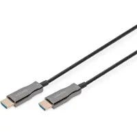 Digitus Fiber Optic Hdmi Cable Hdmi 2.1 Cable 10 M Noir