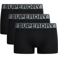 Superdry M3110450b Trunk Boxers 3 Units Noir S Homme