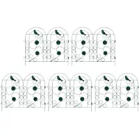 vidaXL Treillis pour clôture de jardin Vert 308,5 x 54,5 x 0,3 cm