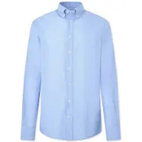 Hackett Filafil Polka Dot Long Sleeve Shirt Bleu 2XL Homme