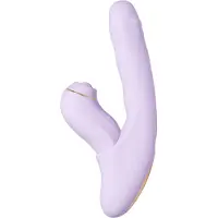 Svakom DuoGlow - Vibromasseur point G et clitoridien connecté à une application (violet)