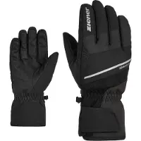 Ziener Gants de sport 'Gezim' gris argenté / noir