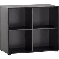 Welltime Étagère à dossiers Hank noir 100,1 x 41,0 x 83,6 cm (100.10 x 41 x 83.60 cm)