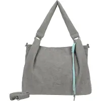 Fritzi aus Preußen sac à épaule sac à épaule bandoulière Sue03 Suede Jacky Shoulder Bag Soft Dark Anthra gris