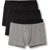 Calida Boxers gris chiné / noir