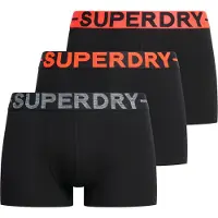 Superdry Boxers gris chiné / rouge / noir