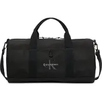 Calvin Klein Sac de voyage 'Monologo Embroidery Duffel' gris foncé / noir
