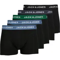 Jack & Jones Boxers 'Solid' bleu-gris / vert gazon / mûre / noir