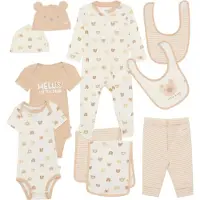 Huggies Babywear Gift Long Sleeve Set 10 Units Beige,Blanc Garçon