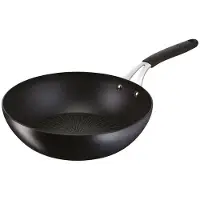 Lagostina Poêle wok aluminium 28cm noir - - 012165041828 - tempra