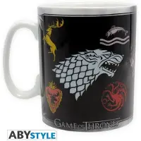 Abystyle Game Of Thrones - Mug - 460 Ml - Sigles & Trône - Porcl. Avec Boîte