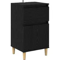 vidaXL Cabinet de chevet Chêne noir 40 x 35 x 70 cm Bois d'ingénierie