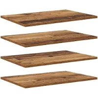 vidaXL Étagère à livres 4 pcs Marron 60 x 40 x 1.5 cm