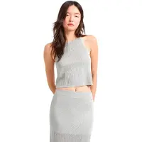 Armani Exchange Xw000112a_f11957m Sleeveless Blouse Gris S Femme