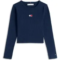 Tommy Hilfiger T-Shirt 'Heritage Extra Slim Long Sleeve' marine