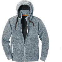 Magni Hommes, Pull-over, Veste en tricot Schärding gris/noir, gris clair Taille XL, Noir, Gris, (XL)