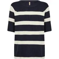 Soyaconcept Haut 'SC-KANITA' bleu marine / blanc