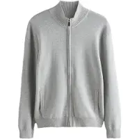 Next Vestes en maille gris chiné