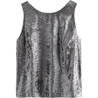 Next Haut gris argenté