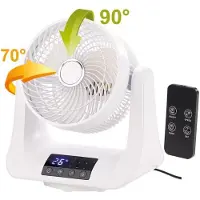 Sichler Ventilateur à oscillation 3D Ø 21 cm / 45 W