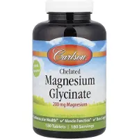 Carlson Labs magnésium chélaté 200 mg 180 comprimés 6659