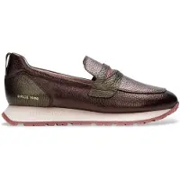Hispanitas pour femme. HI254387 Mocassins en cuir Kansas marron (38), Plat, 1 à 3 cm, Aucun, Casuel