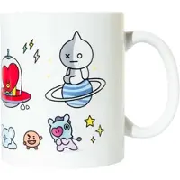 Pricenet Line Friends - Tasse en céramique 300 ml, Tasse, Blanc