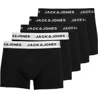Jack & Jones Boxers 'Solid' noir / blanc
