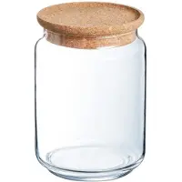Luminarc Pure-Jar - Pot de Conservation - Couvercle Li?ge - 2L
