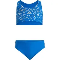 Adidas Maillot de bain de sport 'Glitter Bikini Set' bleu roi / argent