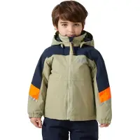 Helly Hansen Rider, veste de ski, junior, beige/bleu foncé