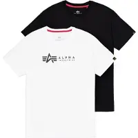 Alpha industries T-Shirt noir / blanc