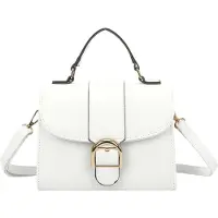 Gallantry Paris Gallantry, sac pour femme avec boucle décorative et bandoulière amovible, blanc