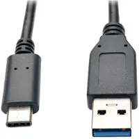Eaton Corporation Tripp Lite 3ft USB 3.1 Gen 2 USB-C to USB-A Cable 10 Gbps USB Type-C M/M 3'
