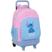 Safta Stitch Bright 33l 33x45x22 Cm Wheeled Backpack Rose Enfants
