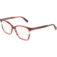 Longchamp Lunettes de Vue LO2741 55/15/140 Striped red Acetate WOMAN LO2741