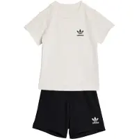 Adidas Set 'REGULAR WIDE RIB SHORT T-SHIRT' noir / blanc