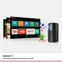 Anker Vidéoprojecteur Nebula, Portable, Android TV 11, HDR10, 1080p, 200 lumens ANSI, Noir, 120x110x255mm