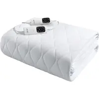 Imetec Adapto 16729 Chauffe-lit double blanc 165x195cm 6 niveaux de chaleur 2 zones