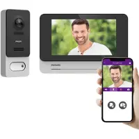 Avidsen PHILIPS WelcomeEye Interphone-portier vidéo couleur sans fil, 1 920 x 1 080 pixels (Full HD)