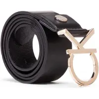 Calvin Klein Logo Belt Noir 85 cm Femme
