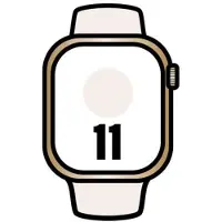 Apple Watch Series 11 , OLED, écran tactile, 64 Go, Wi-Fi, GPS, 34,6 g